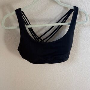 Victoria's Secret Black Strappy Sports Bra